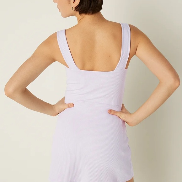 PINK Victoria’s Secret Rib Square Neck Active Dress - Picture 4 of 6